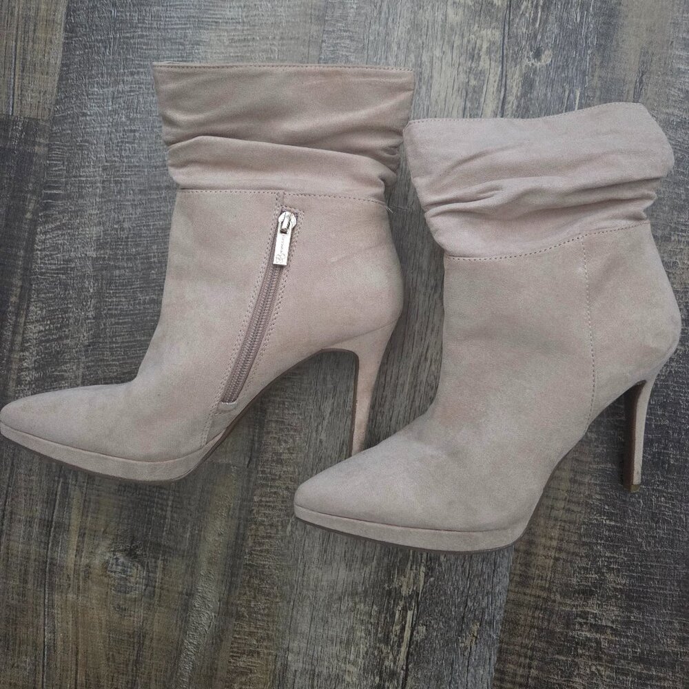 Jessica simpson beige bootie sz 7
